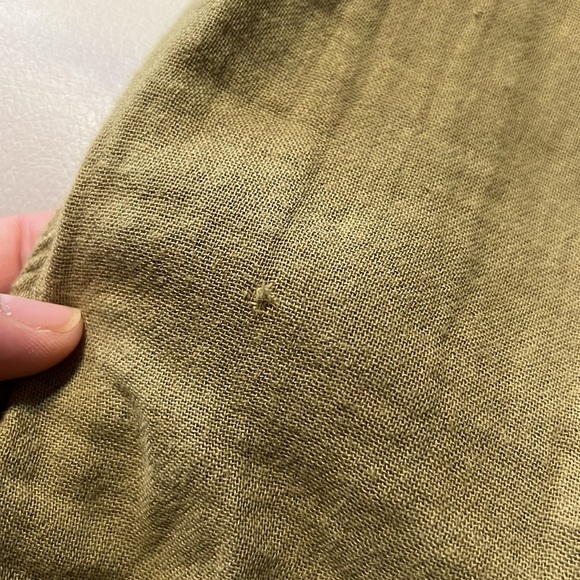 High Rise Soft Short (SO) Junior Women Olive Green Camp Shorts - Picture 4 of 5